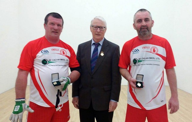 2016 40x20 All Ireland Silver Masters B Doubles Champions