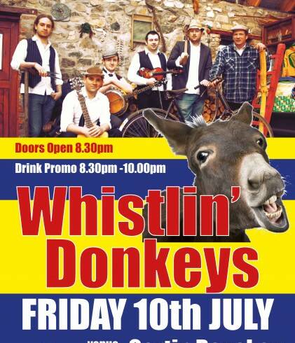 Gortin St Patrick’s present the Whistlin’ Donkeys – 10th July