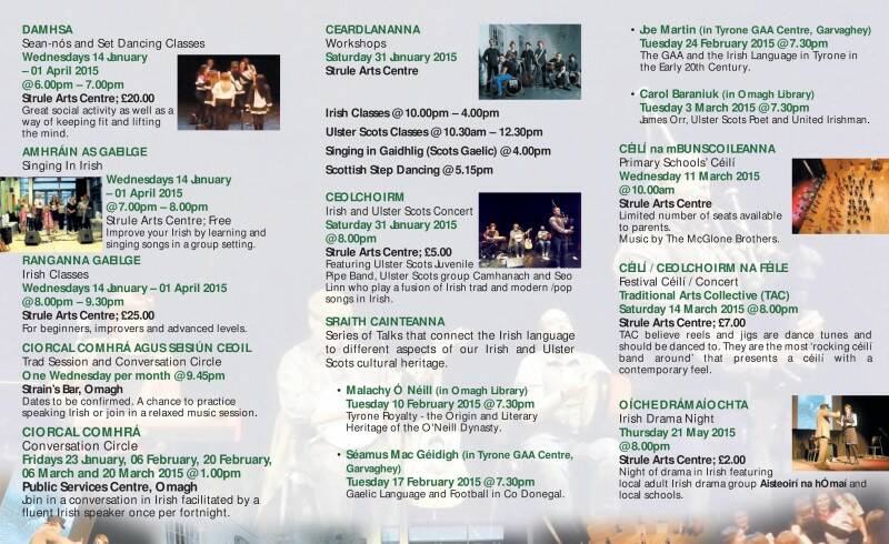 Events in Garvaghey Centre and local clubs in the next month