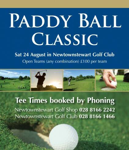 Paddy Ball Golf Classic- Additional times available on Friday