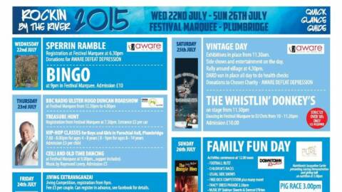 Glenelly Festival 22nd to 26th July