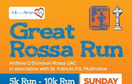 Ard Bó O’Donovan Rossa – Great Rossa Run Sunday 13th July