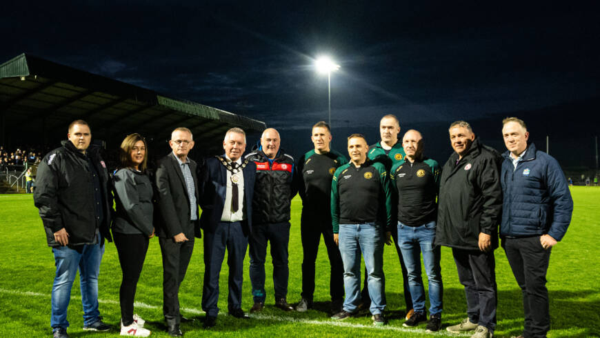 Tyrone GAA marks O’Neill Park lighting project